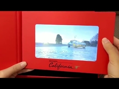 Marketing Promotion LCD Video Brochure Card 256MB ROHS Approved