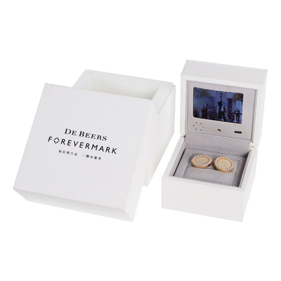 ODM USB LCD Ring Video Gift Box 2,4 cali Autoplay dla dziewczyny i żony