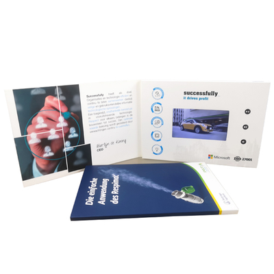 480 x 272 rozdzielczość LCD Video Book dla promocji biznesu i wysoka pamięć dla maksymalnej ekspozycji