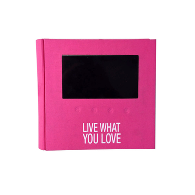 Folder wideo OEM ODM LCD, Album broszur wideo Format wideo 3GP MKV