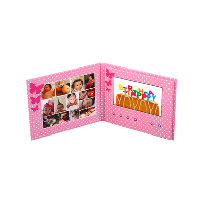 7-calowy odtwarzacz multimedialny LCD, wideo-broszura, karta zaproszenia dla biznesu, marketingu i reklamy